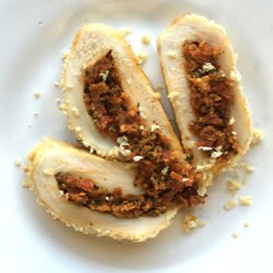Chicken Stuffed with Sun Dried Tomato Pesto