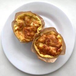 Egg Muffins with Sharp Cheddar and Caramelized Onion