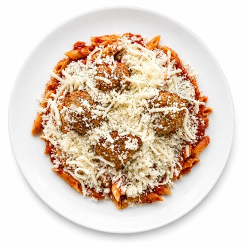Baked Penne with Meatballs