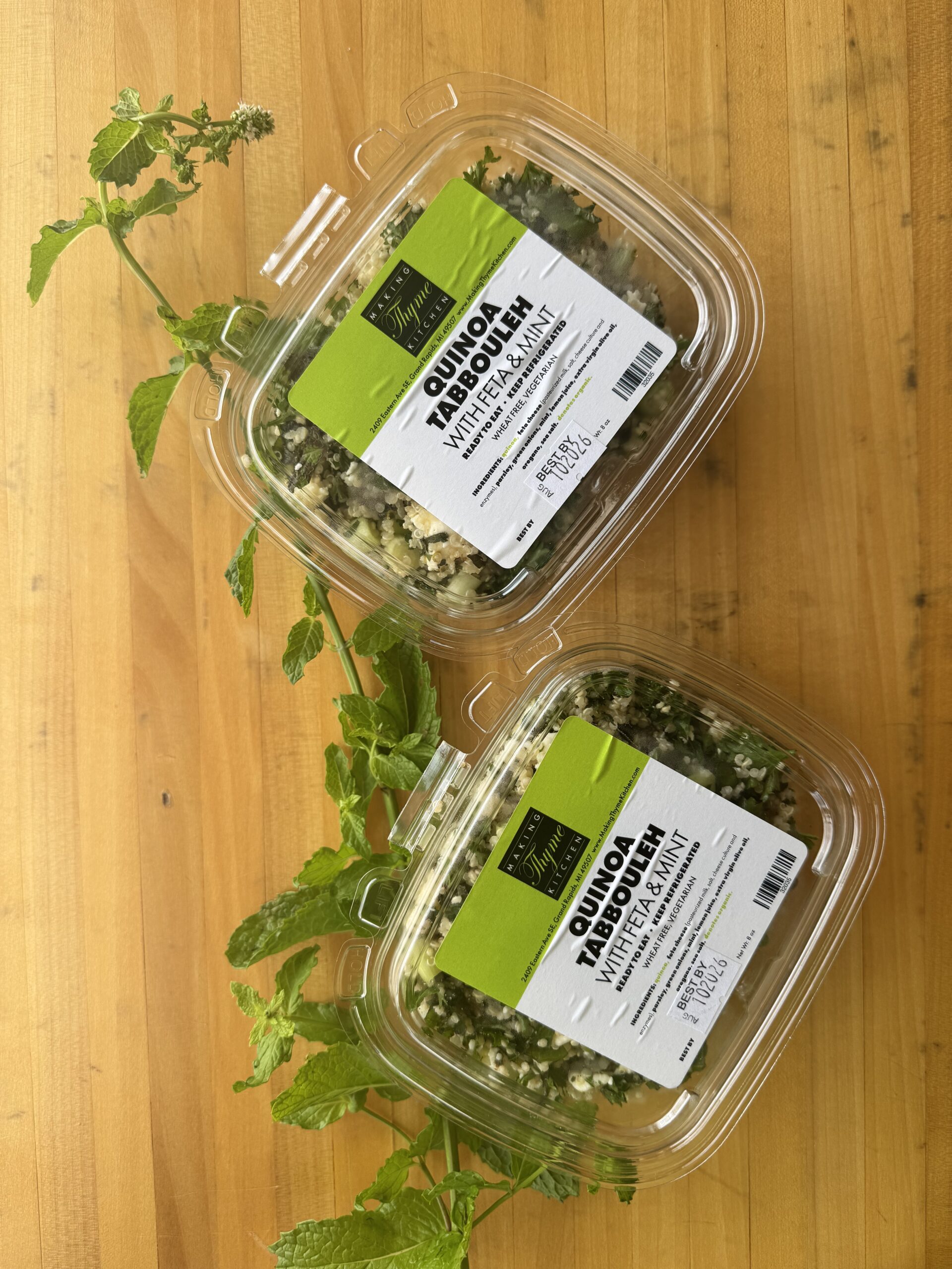 House-made deli salads, packed fresh